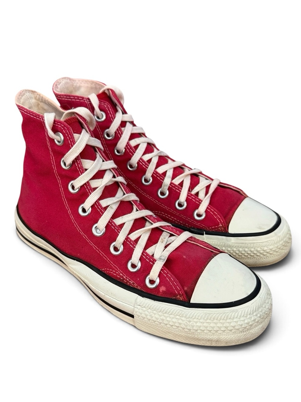 Vintage 80s Converse Chuck Taylor All Star Red High Tops USA Men’s 6.5
